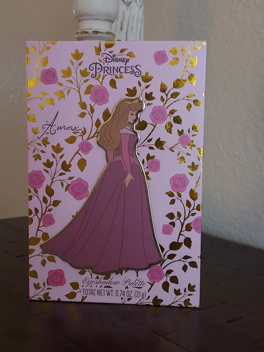 Disney Pink & Gold Shimmer Eyeshadow Palette - Princess Floral Design